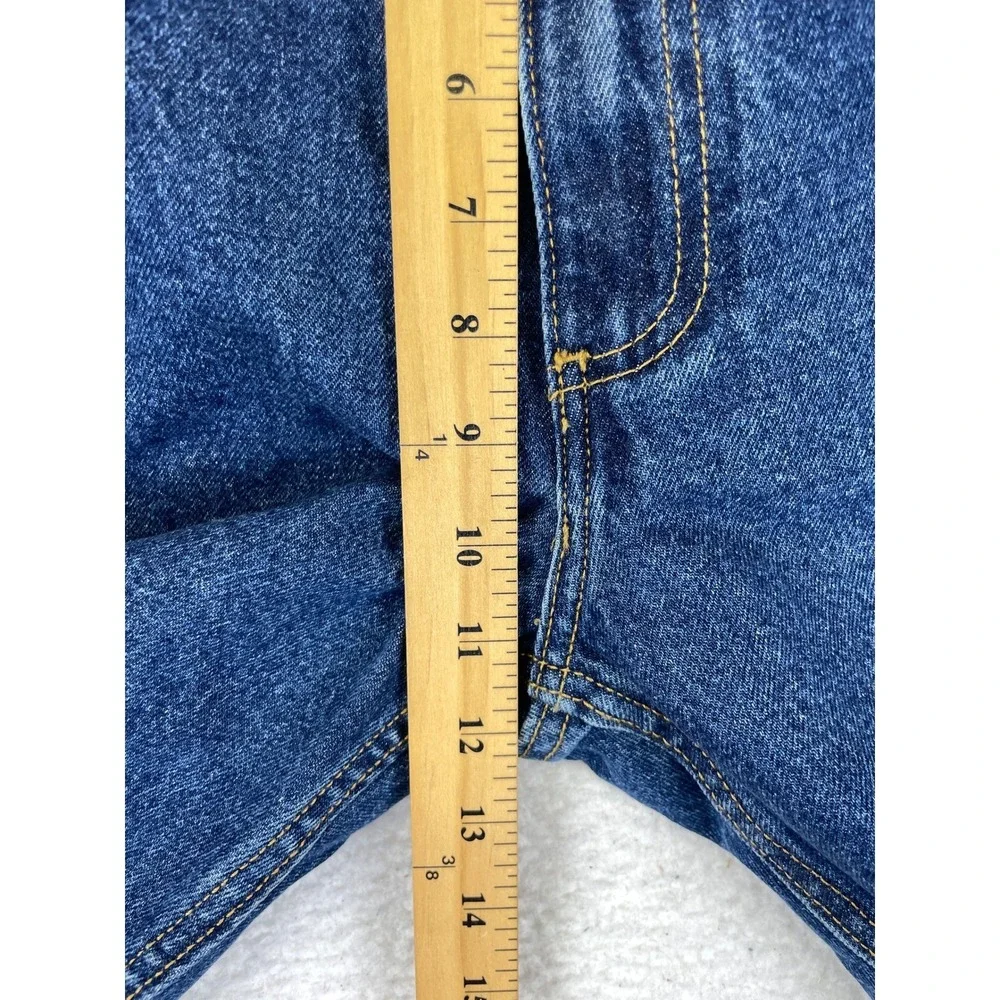 Lanesboro Relaxed Straight Jeans Mens 40x30 Medium Blue Denim Work Casual NWT